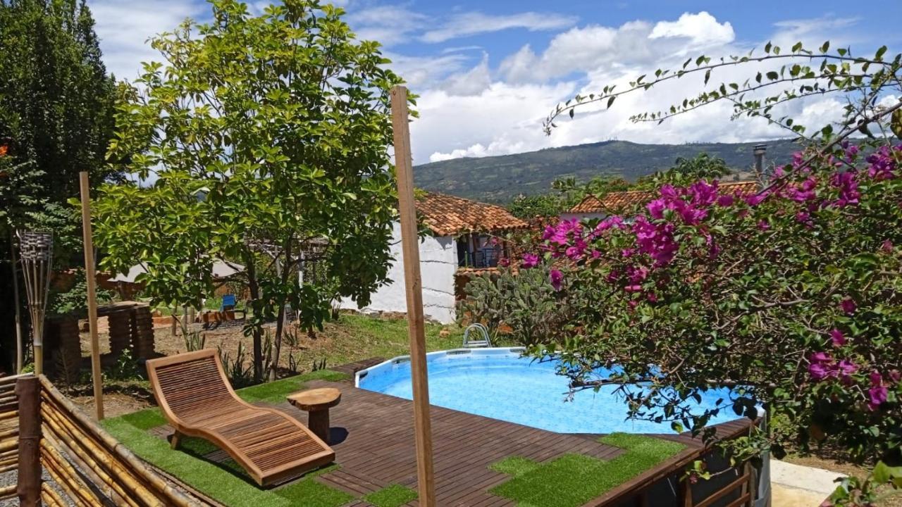 Hotel Florre Blossom Barichara Buitenkant foto