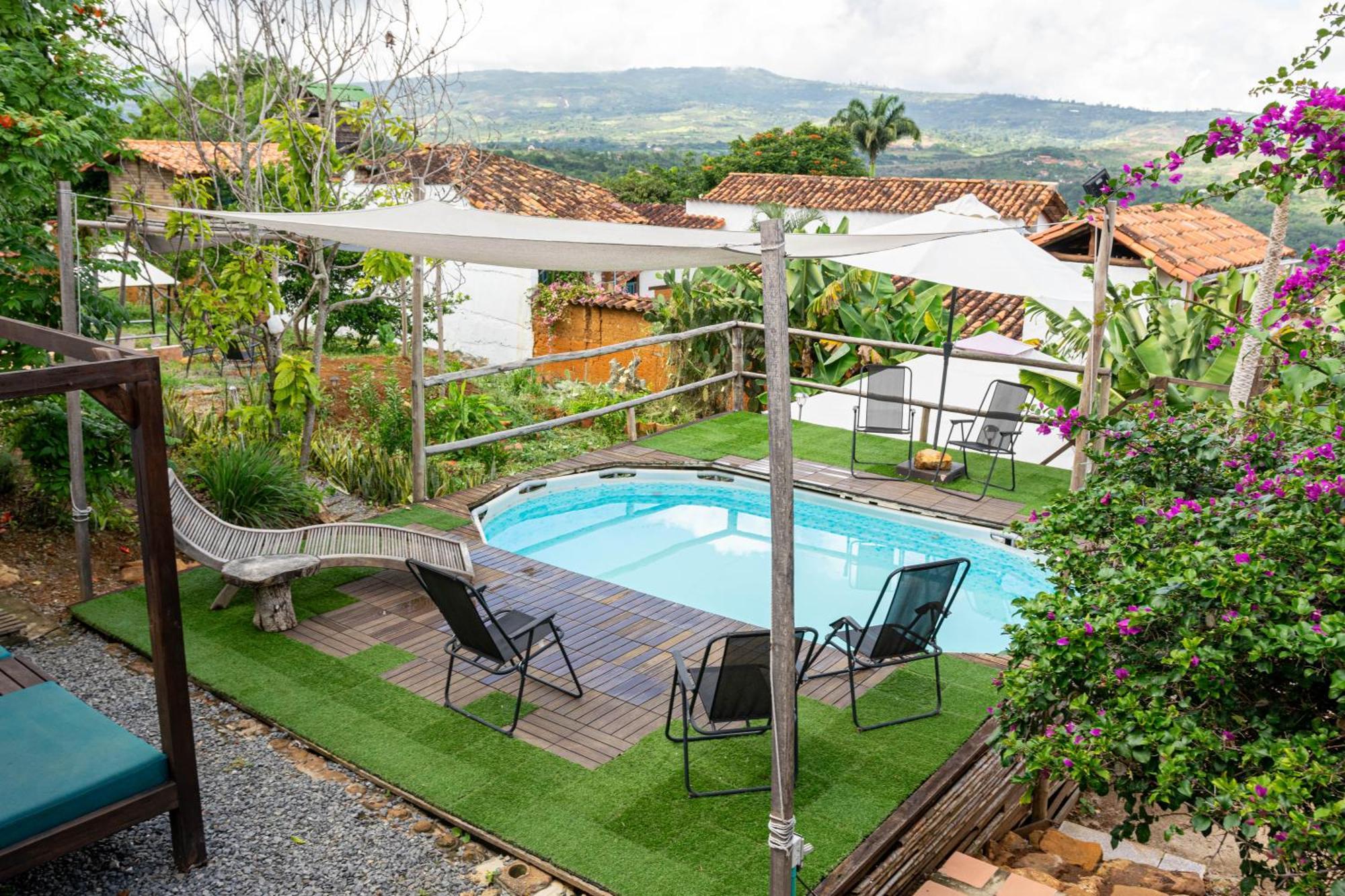 Hotel Florre Blossom Barichara Buitenkant foto