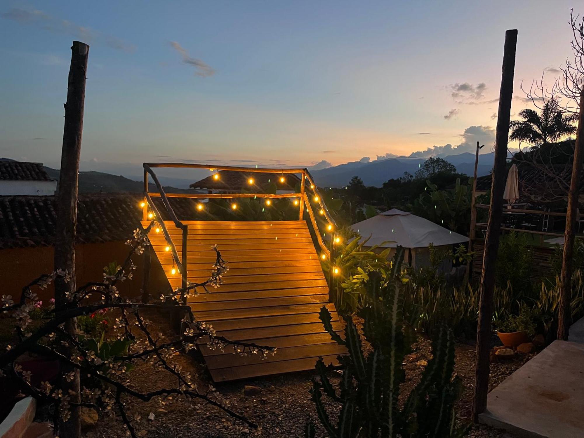 Hotel Florre Blossom Barichara Buitenkant foto